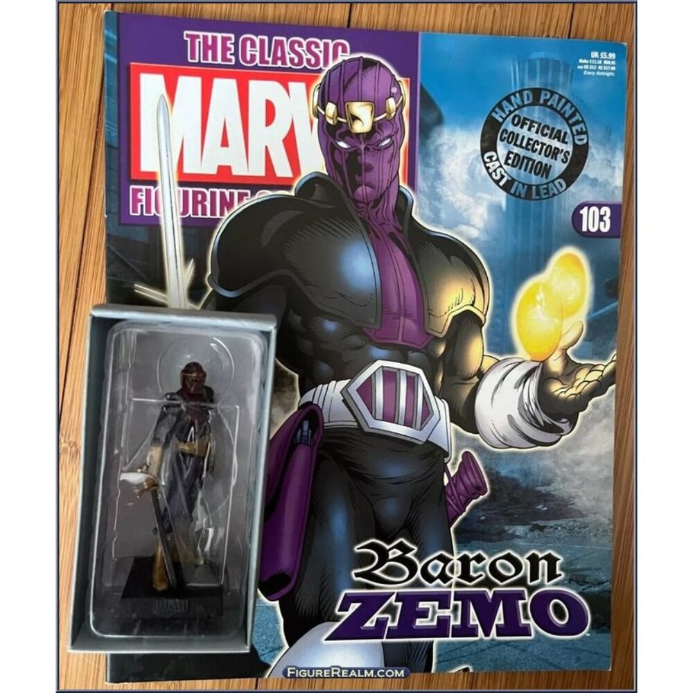 Eaglemoss 1:16 Classic Marvel Figurine w/Book: Baron Zemo‎ #103